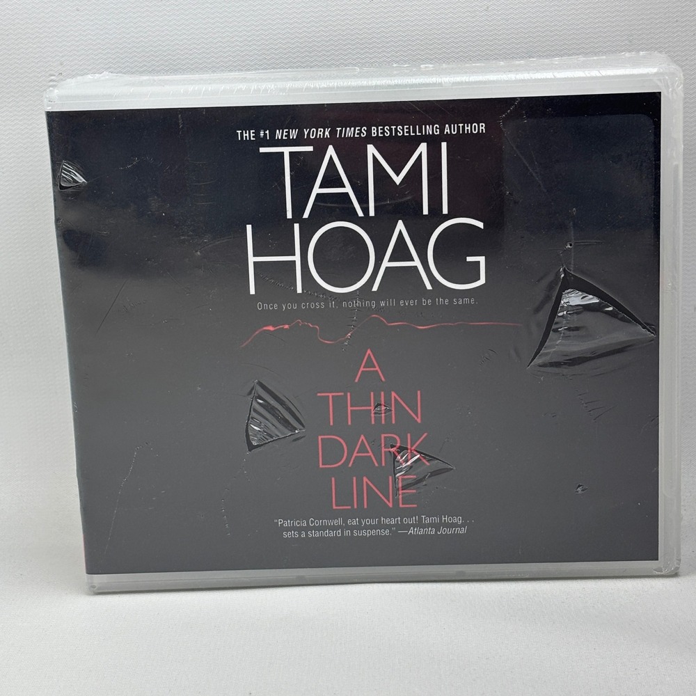 A Thin‎ Dark Line CD Audiobook Tami Hoag 15 Disc Set Unabridged Brilliance Audio